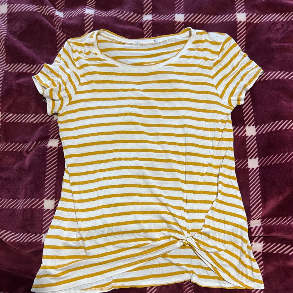 Yellow Striped Shirt